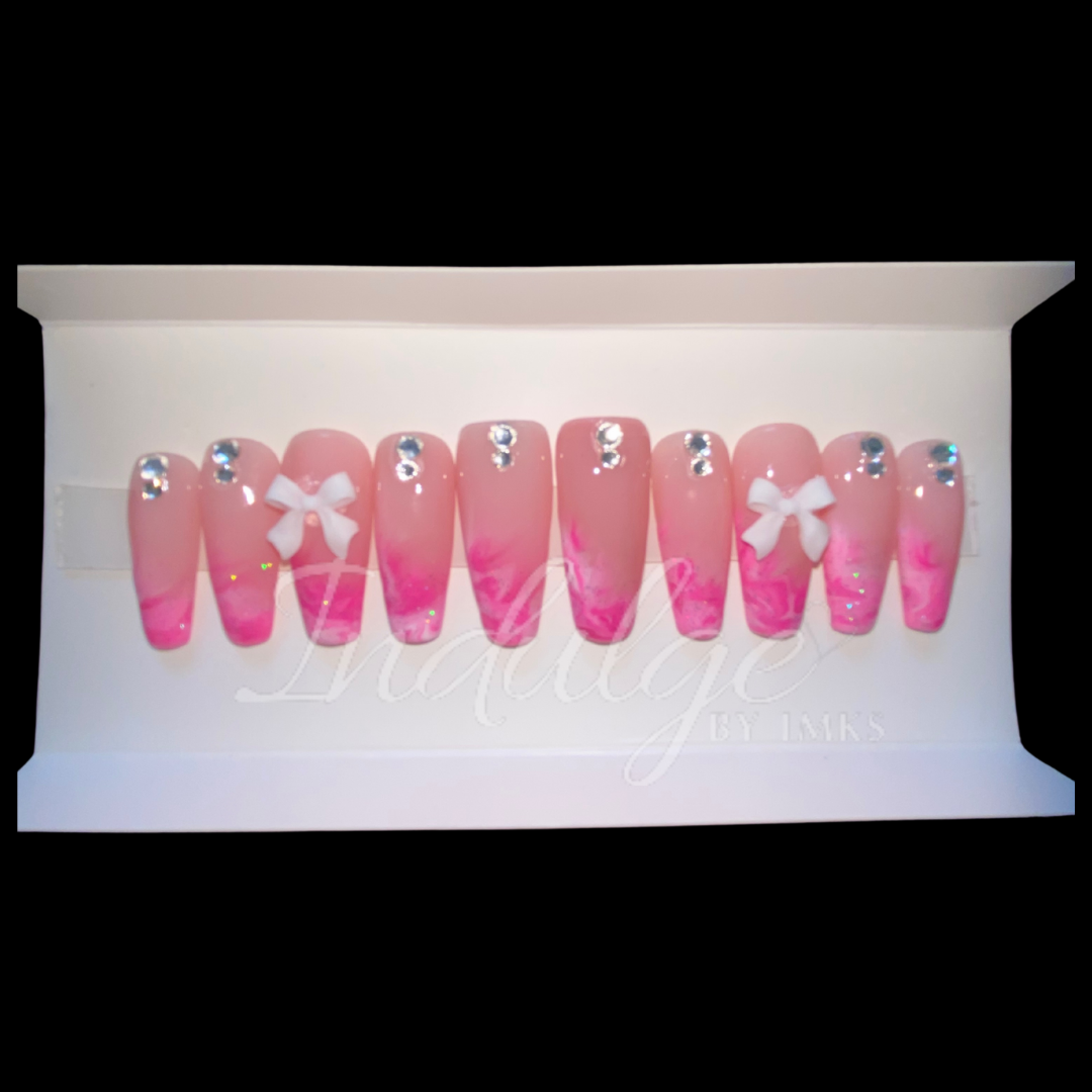 Medium Coffin Press On Nail Set