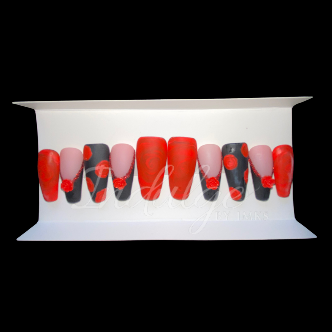 Medium Coffin Press On Nail Set