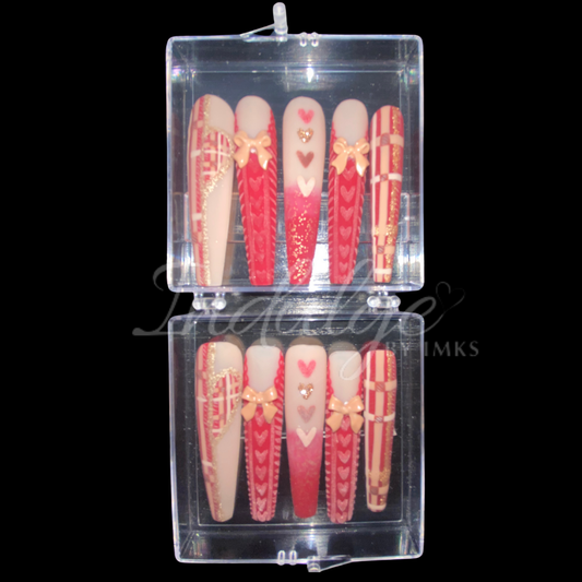 XLong Coffin Press On Nail Set